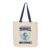 Believe In Yourself, Become Unstoppable Canvas Tote with Contrast-Color Handles